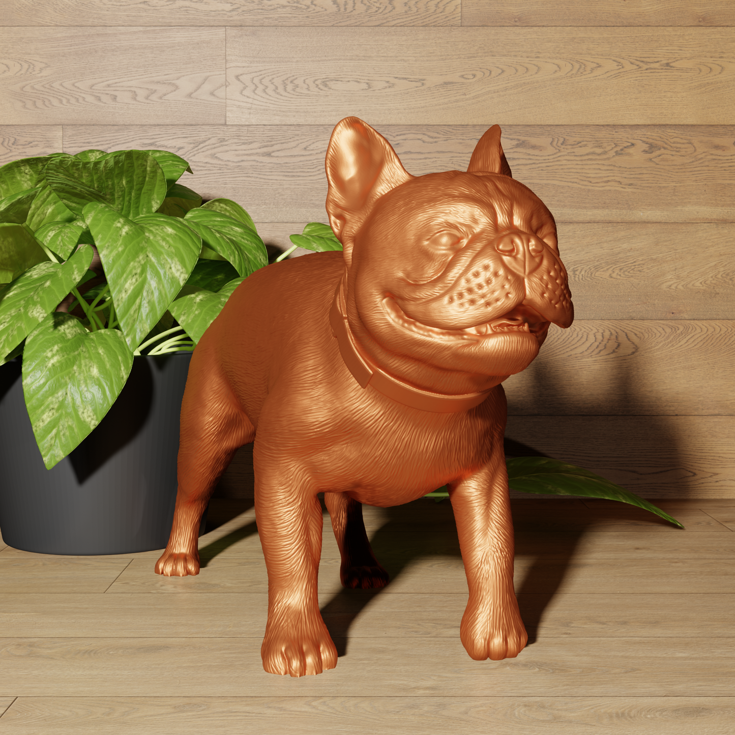 Statue Bouledogue Français - Bulldog - Décoration Réaliste