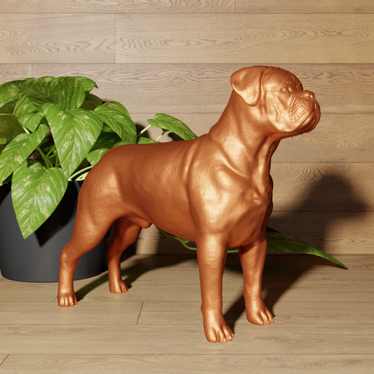 Statue Dogue de Bordeaux - Décoration Réaliste