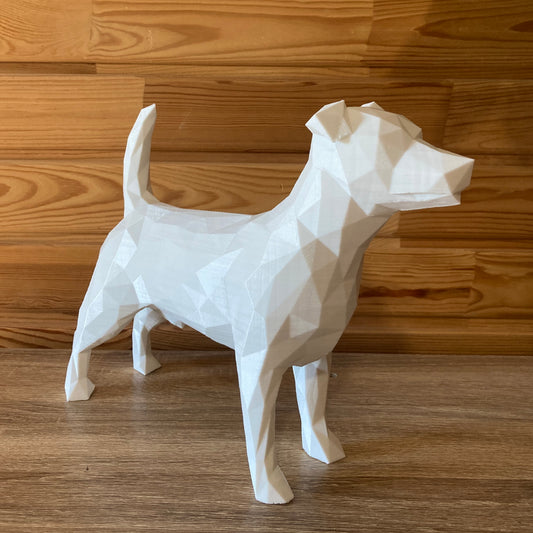Statue Jack Russel - Terrier - Décoration Géométrique