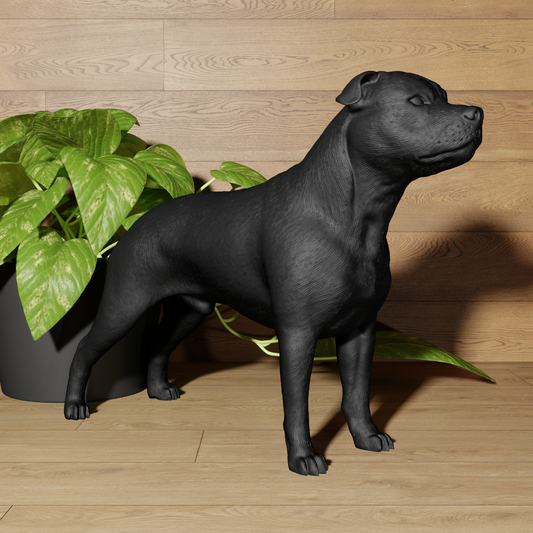 Statue Staffordshire - Staffie - Décoration Réaliste